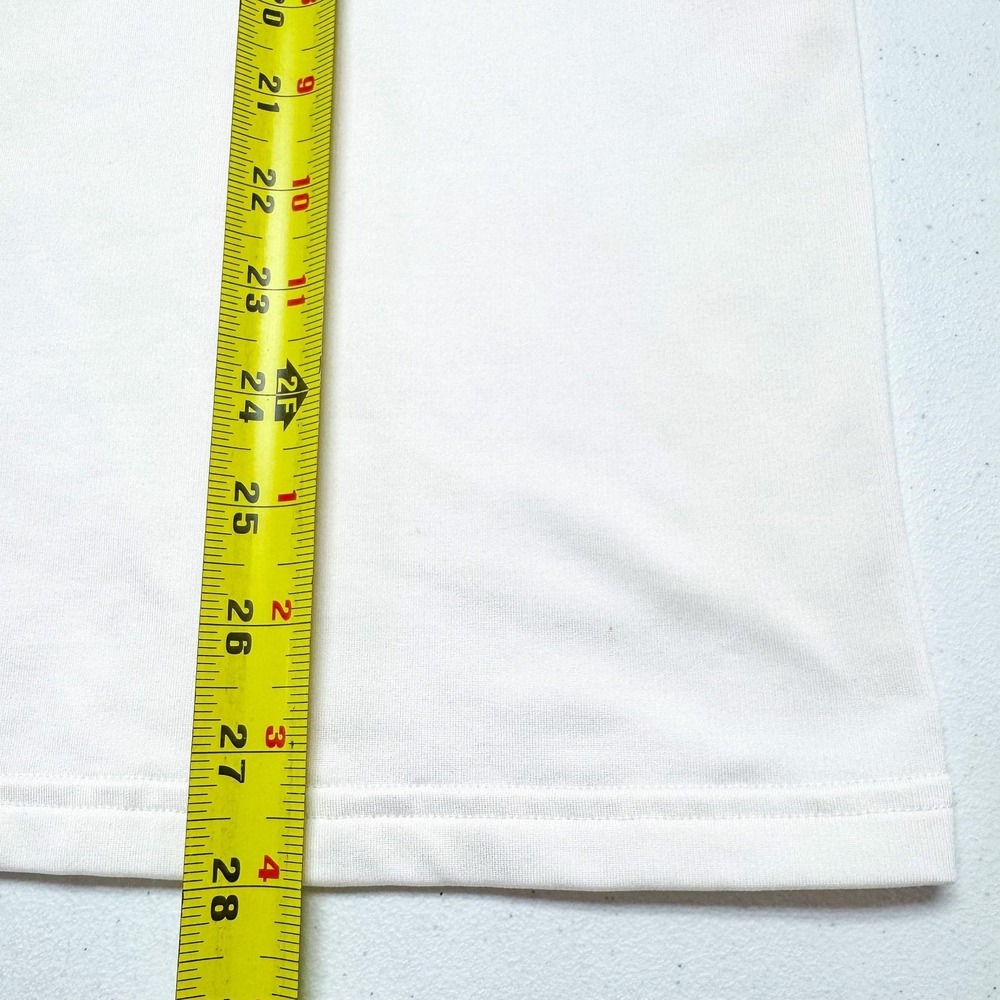 Under Armour ColdGear Golf Shirt Mens Medium White Mock‎ Neck Base Layer Outdoor - Picture 9 of 10